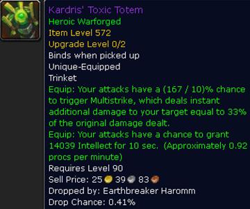 kardris' toxic totem